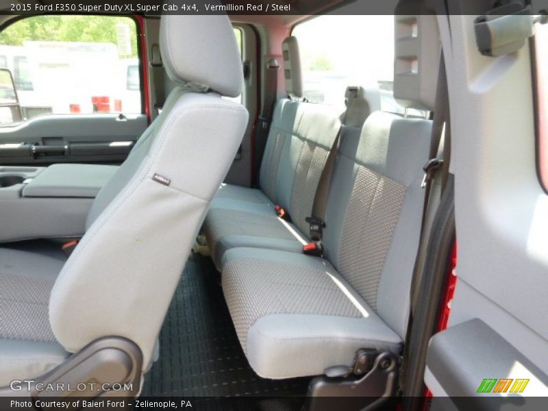 Vermillion Red / Steel 2015 Ford F350 Super Duty XL Super Cab 4x4