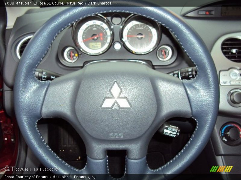 Rave Red / Dark Charcoal 2008 Mitsubishi Eclipse SE Coupe