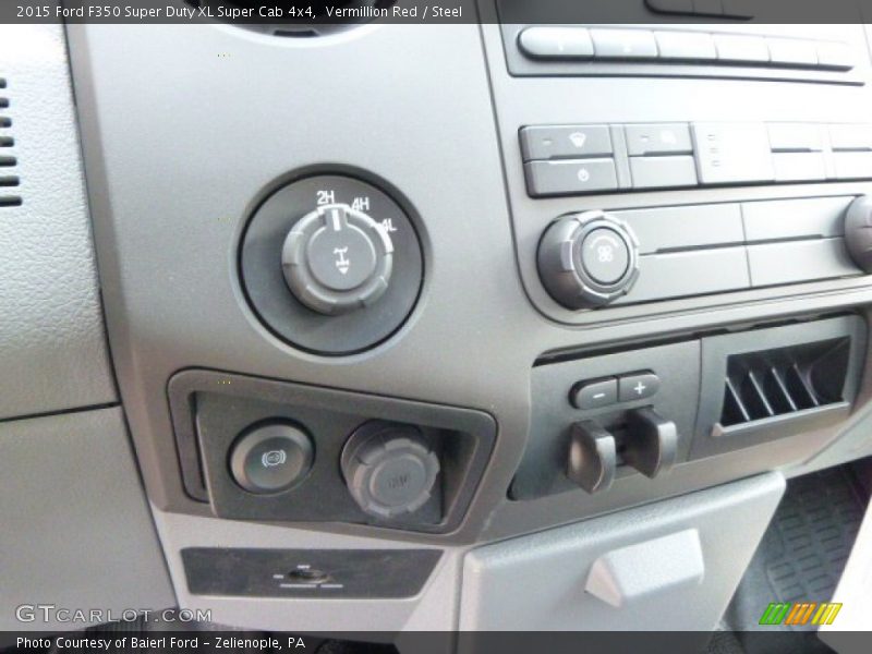 Vermillion Red / Steel 2015 Ford F350 Super Duty XL Super Cab 4x4