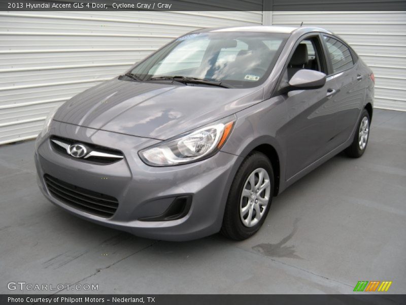 Cyclone Gray / Gray 2013 Hyundai Accent GLS 4 Door