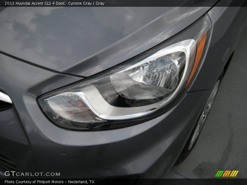 Cyclone Gray / Gray 2013 Hyundai Accent GLS 4 Door