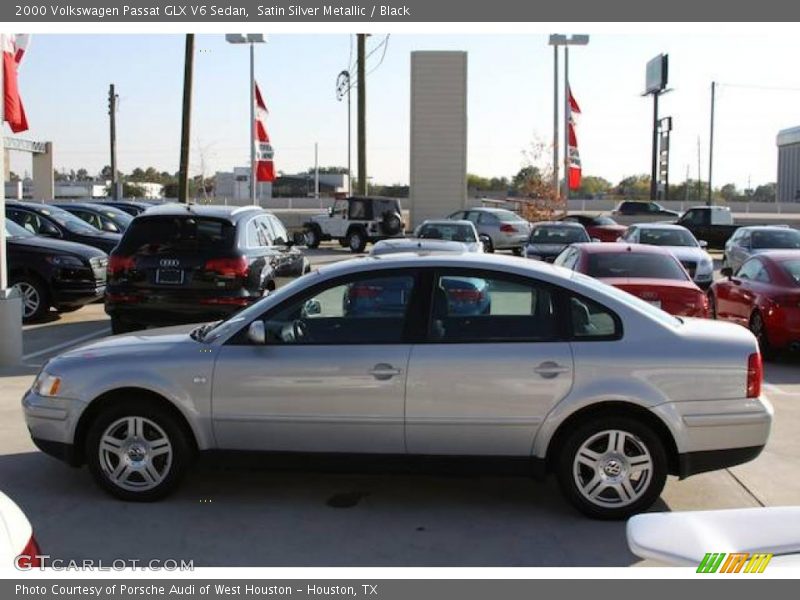 Satin Silver Metallic / Black 2000 Volkswagen Passat GLX V6 Sedan