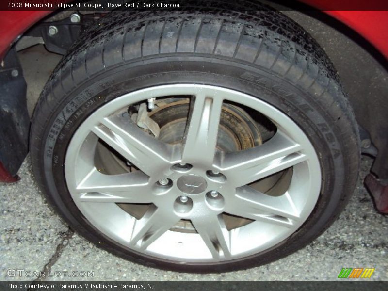 Rave Red / Dark Charcoal 2008 Mitsubishi Eclipse SE Coupe