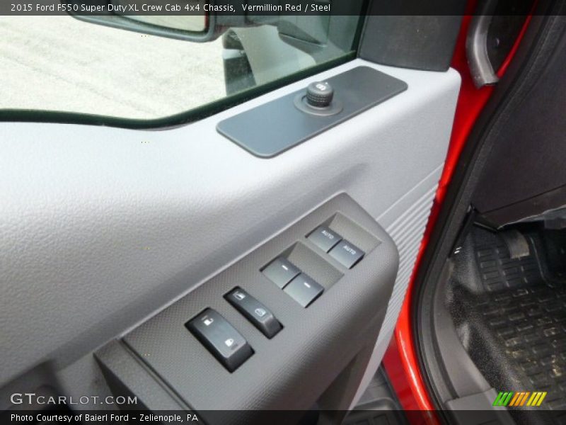 Vermillion Red / Steel 2015 Ford F550 Super Duty XL Crew Cab 4x4 Chassis