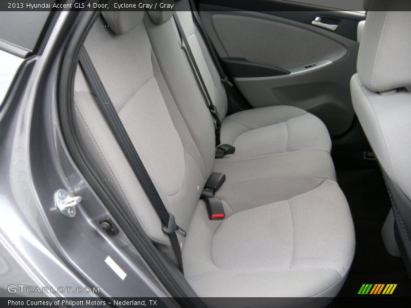 Cyclone Gray / Gray 2013 Hyundai Accent GLS 4 Door