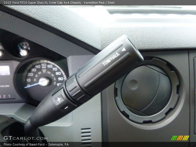Vermillion Red / Steel 2015 Ford F550 Super Duty XL Crew Cab 4x4 Chassis
