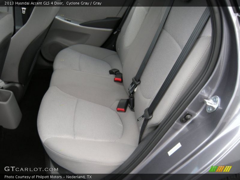 Cyclone Gray / Gray 2013 Hyundai Accent GLS 4 Door