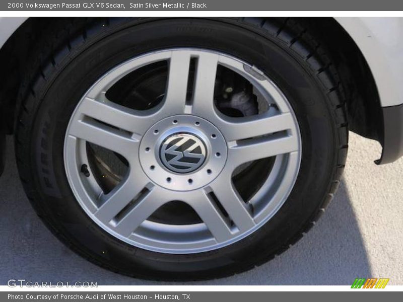 Satin Silver Metallic / Black 2000 Volkswagen Passat GLX V6 Sedan