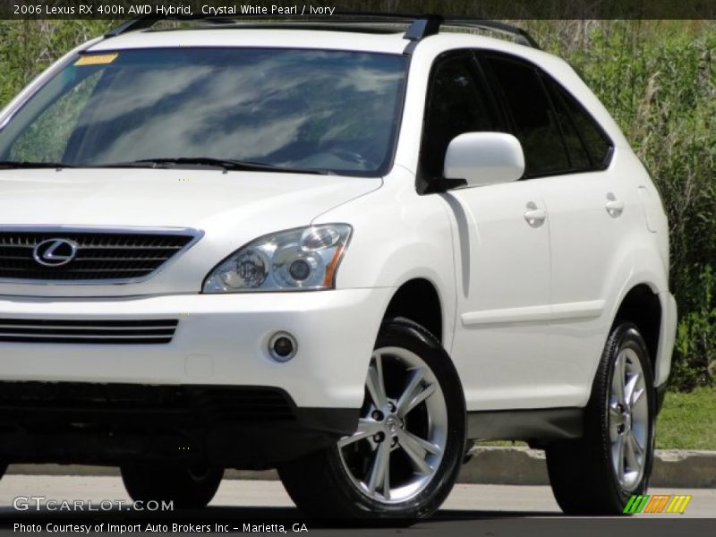 Crystal White Pearl / Ivory 2006 Lexus RX 400h AWD Hybrid