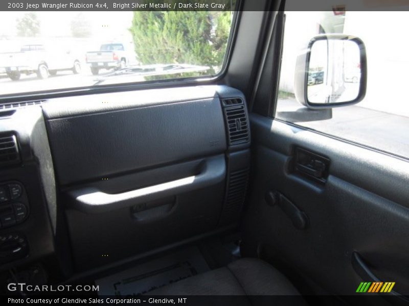 Bright Silver Metallic / Dark Slate Gray 2003 Jeep Wrangler Rubicon 4x4