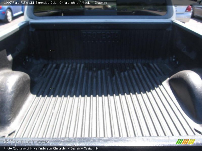Oxford White / Medium Graphite 1997 Ford F150 XLT Extended Cab