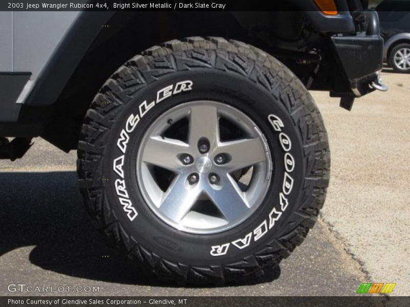 Bright Silver Metallic / Dark Slate Gray 2003 Jeep Wrangler Rubicon 4x4