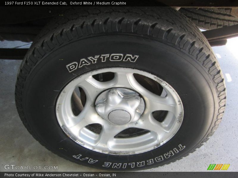 Oxford White / Medium Graphite 1997 Ford F150 XLT Extended Cab