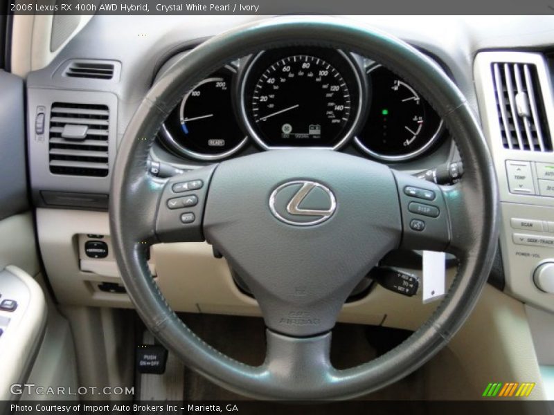 Crystal White Pearl / Ivory 2006 Lexus RX 400h AWD Hybrid