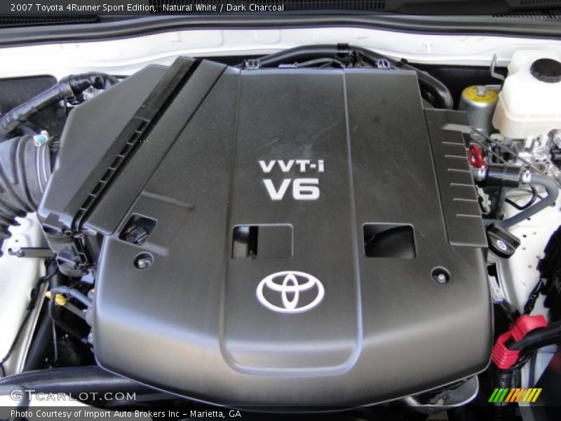 Natural White / Dark Charcoal 2007 Toyota 4Runner Sport Edition