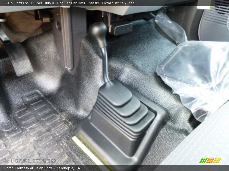 Oxford White / Steel 2015 Ford F550 Super Duty XL Regular Cab 4x4 Chassis