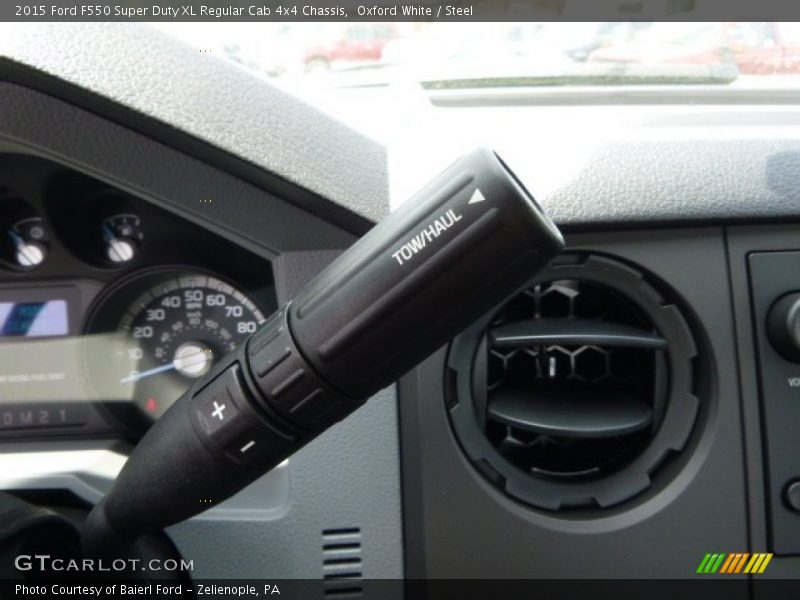 Oxford White / Steel 2015 Ford F550 Super Duty XL Regular Cab 4x4 Chassis