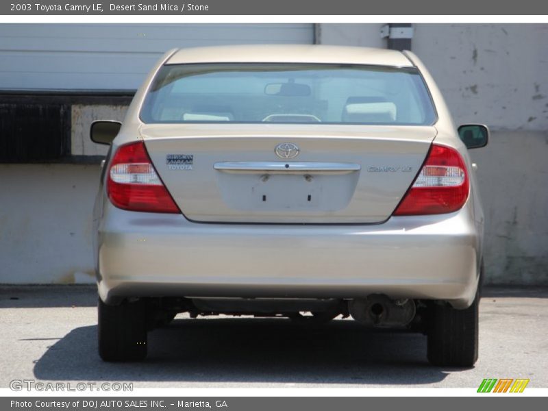 Desert Sand Mica / Stone 2003 Toyota Camry LE