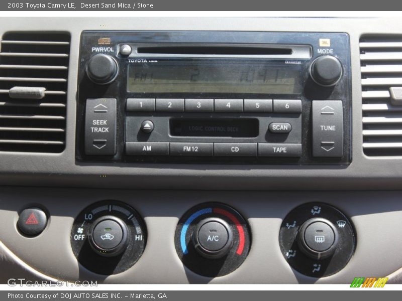 Desert Sand Mica / Stone 2003 Toyota Camry LE