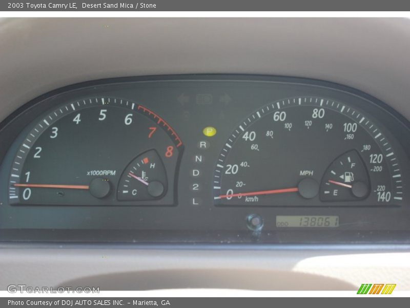 Desert Sand Mica / Stone 2003 Toyota Camry LE
