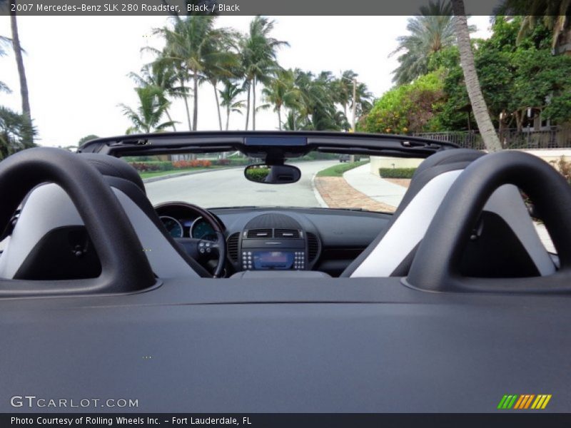 Black / Black 2007 Mercedes-Benz SLK 280 Roadster