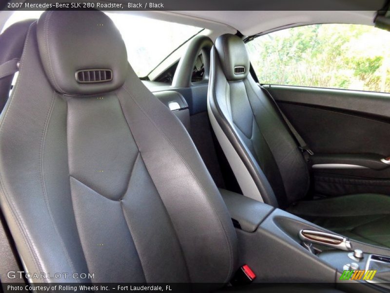 Black / Black 2007 Mercedes-Benz SLK 280 Roadster