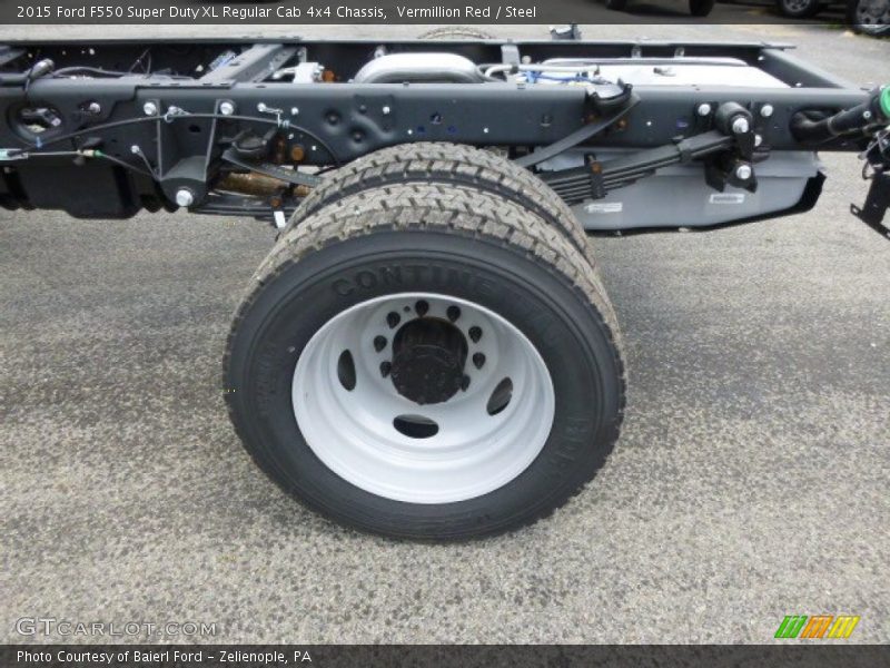  2015 F550 Super Duty XL Regular Cab 4x4 Chassis Wheel