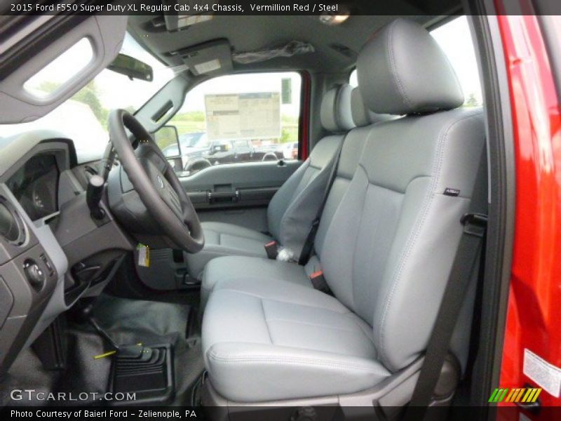  2015 F550 Super Duty XL Regular Cab 4x4 Chassis Steel Interior