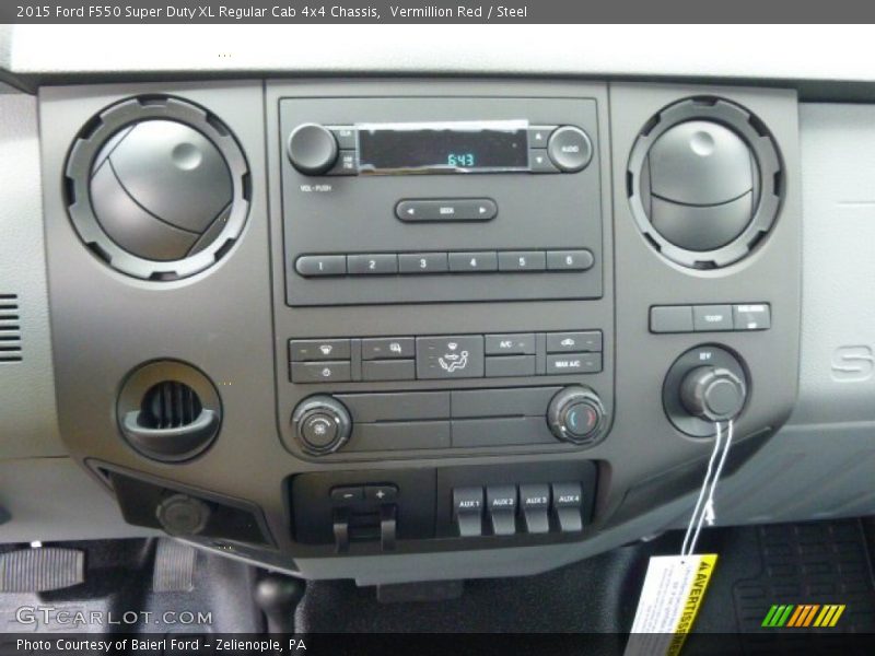 Controls of 2015 F550 Super Duty XL Regular Cab 4x4 Chassis