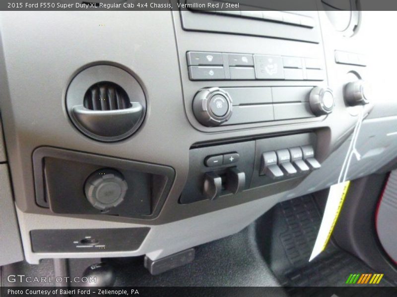 Controls of 2015 F550 Super Duty XL Regular Cab 4x4 Chassis