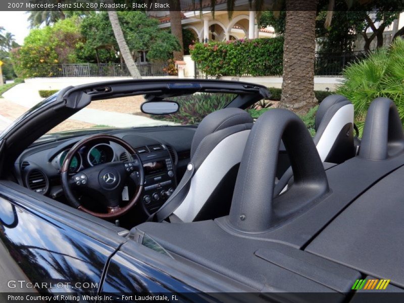 Black / Black 2007 Mercedes-Benz SLK 280 Roadster