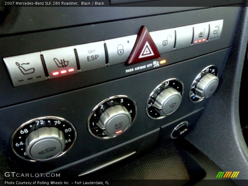 Black / Black 2007 Mercedes-Benz SLK 280 Roadster