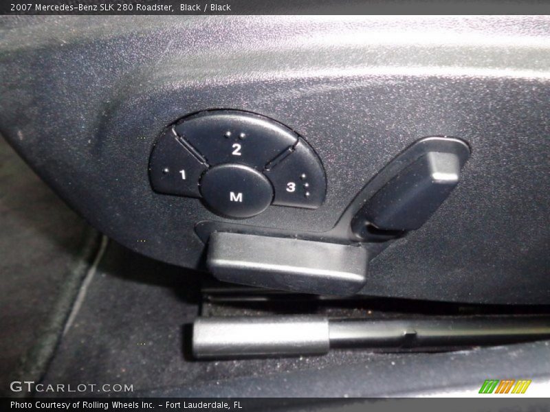 Black / Black 2007 Mercedes-Benz SLK 280 Roadster