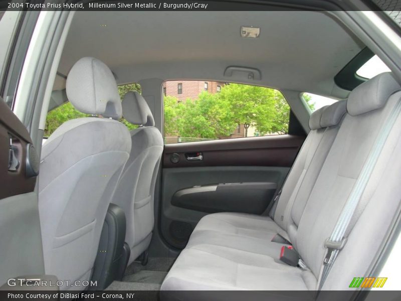 Millenium Silver Metallic / Burgundy/Gray 2004 Toyota Prius Hybrid