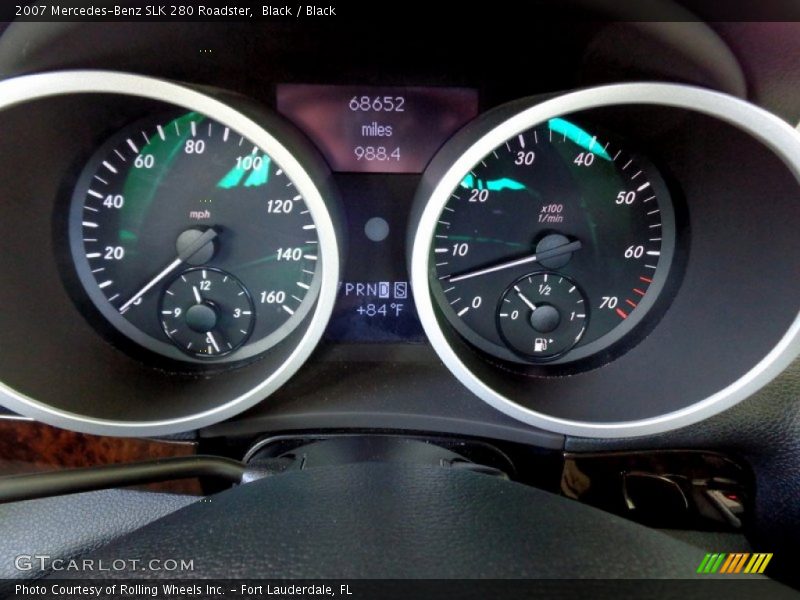  2007 SLK 280 Roadster 280 Roadster Gauges