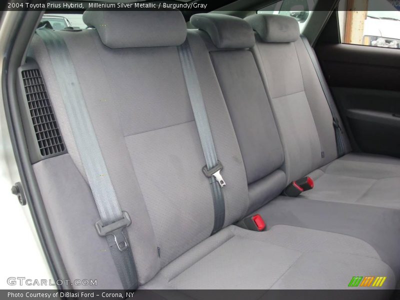 Millenium Silver Metallic / Burgundy/Gray 2004 Toyota Prius Hybrid