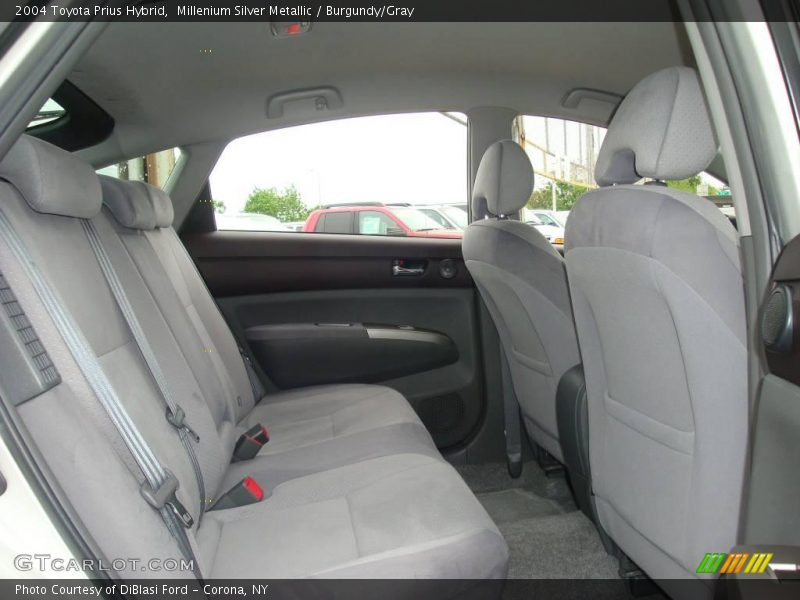 Millenium Silver Metallic / Burgundy/Gray 2004 Toyota Prius Hybrid