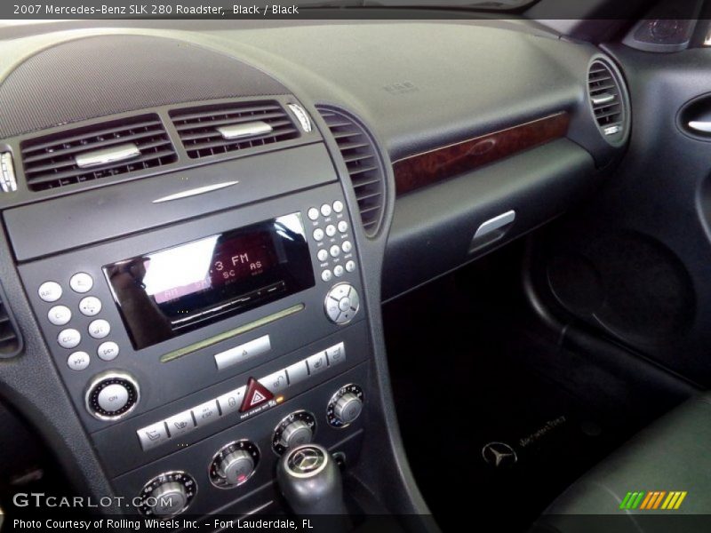 Black / Black 2007 Mercedes-Benz SLK 280 Roadster