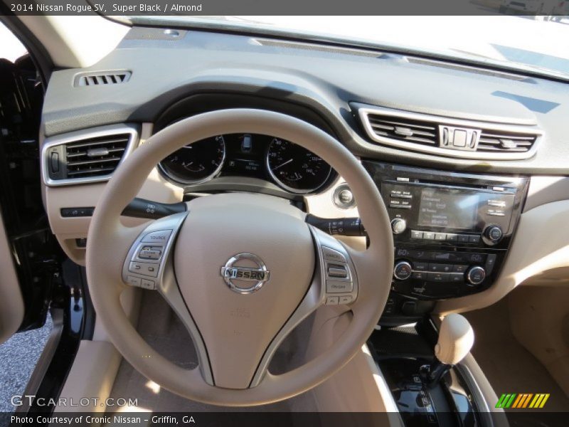 Super Black / Almond 2014 Nissan Rogue SV