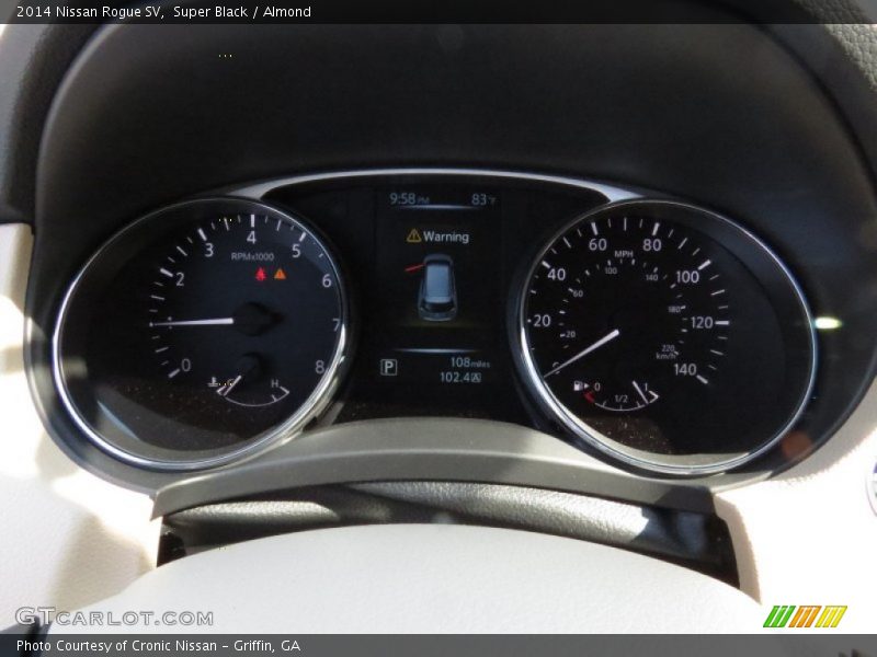 Super Black / Almond 2014 Nissan Rogue SV