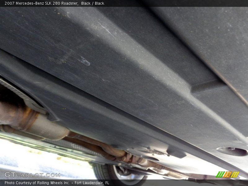 Black / Black 2007 Mercedes-Benz SLK 280 Roadster