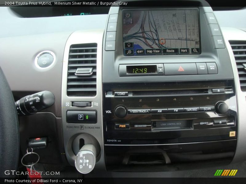 Millenium Silver Metallic / Burgundy/Gray 2004 Toyota Prius Hybrid
