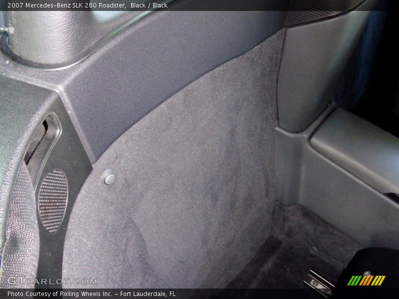 Black / Black 2007 Mercedes-Benz SLK 280 Roadster