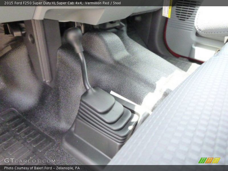 Vermillion Red / Steel 2015 Ford F250 Super Duty XL Super Cab 4x4