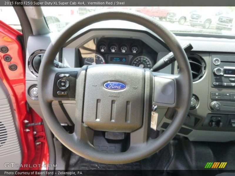  2015 F250 Super Duty XL Super Cab 4x4 Steering Wheel