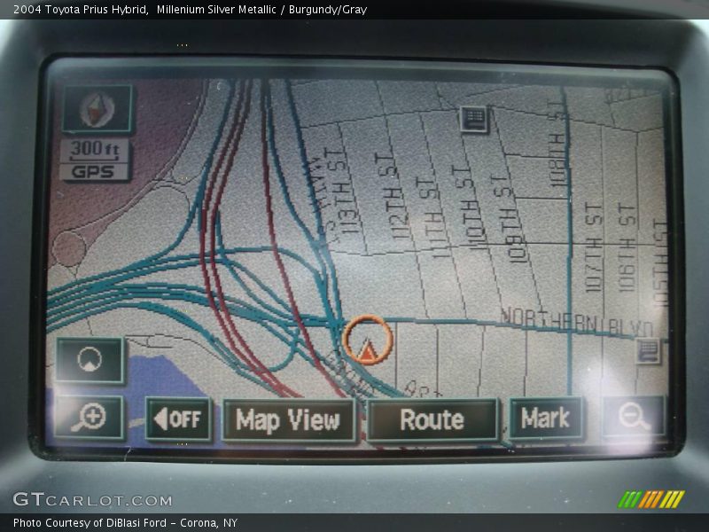 Millenium Silver Metallic / Burgundy/Gray 2004 Toyota Prius Hybrid