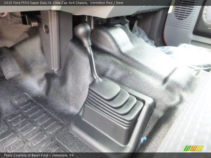 Controls of 2015 F550 Super Duty XL Crew Cab 4x4 Chassis