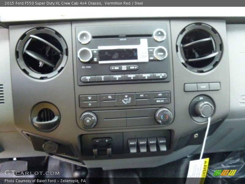 Controls of 2015 F550 Super Duty XL Crew Cab 4x4 Chassis