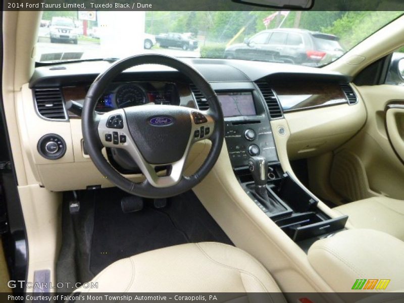 Tuxedo Black / Dune 2014 Ford Taurus Limited