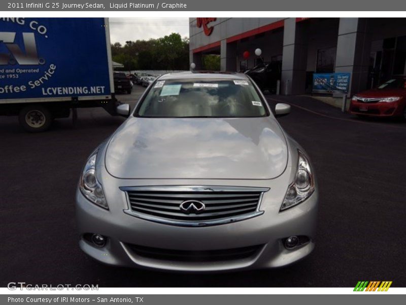 Liquid Platinum / Graphite 2011 Infiniti G 25 Journey Sedan